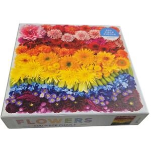 Galison FLOWERS 500 piece puzzle jigsaw COMPLETE